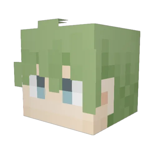 taachin0606 Minecraft avatar head, 3D render