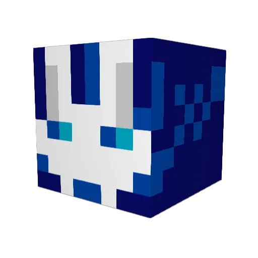 taasen Minecraft avatar head, 3D render