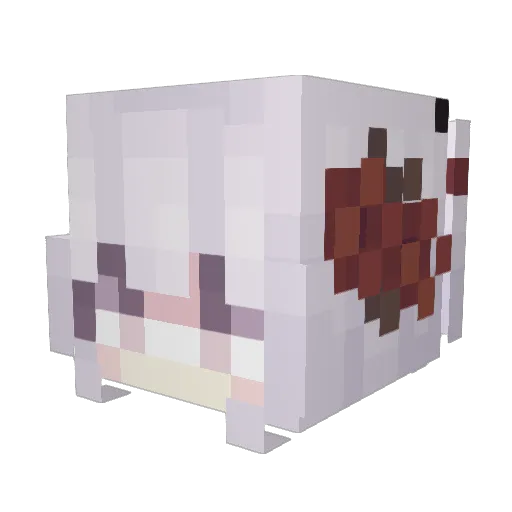 tab166 Minecraft avatar head, 3D render