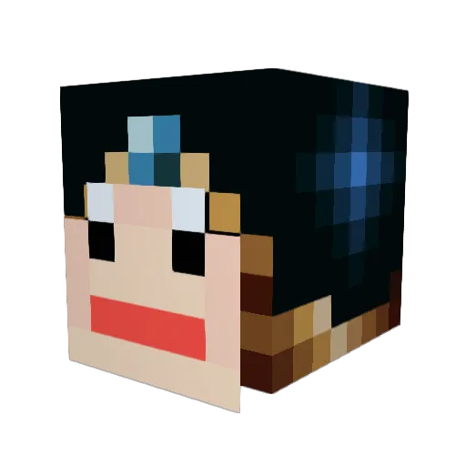 tabato111 Minecraft avatar head, 3D render