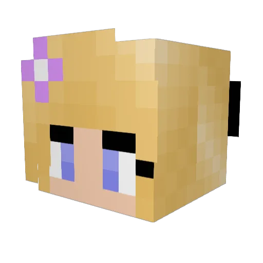 tabbakenney Minecraft avatar head, 3D render