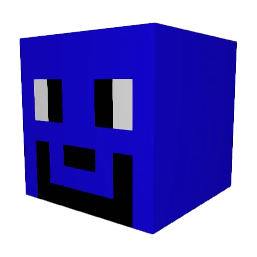 tabben Minecraft avatar head, 3D render