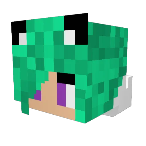 tabby108l Minecraft avatar head, 3D render