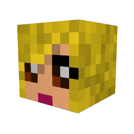 tabea1997 Minecraft avatar head, 3D render