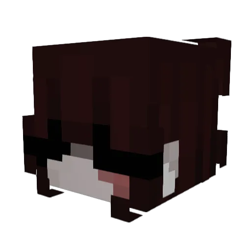 tabeargb Minecraft avatar head, 3D render