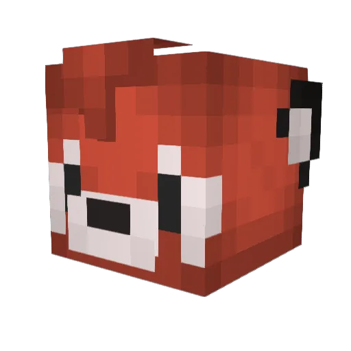 tabithamoon Minecraft avatar head, 3D render