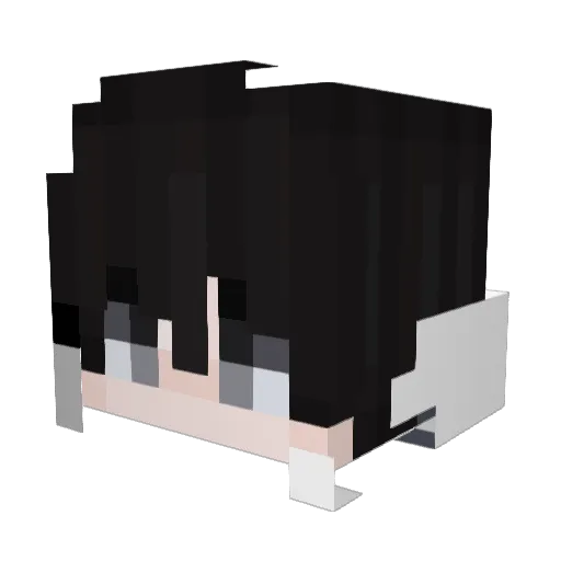 tabkun Minecraft avatar head, 3D render