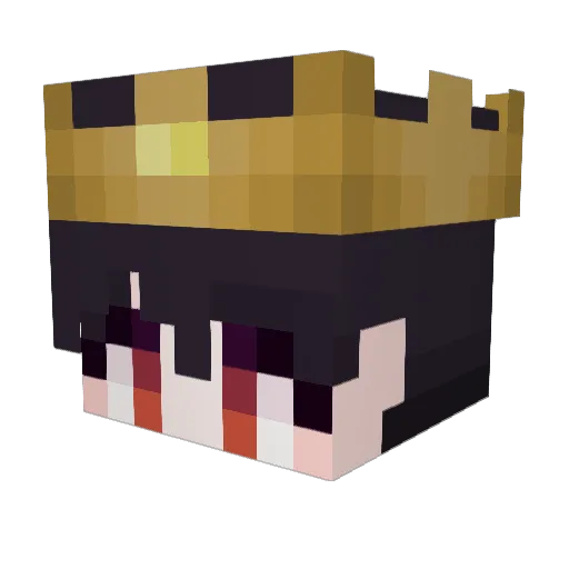tablo Minecraft avatar head, 3D render