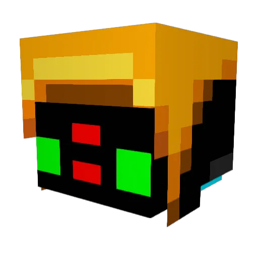 tabloidfootprnts Minecraft avatar head, 3D render