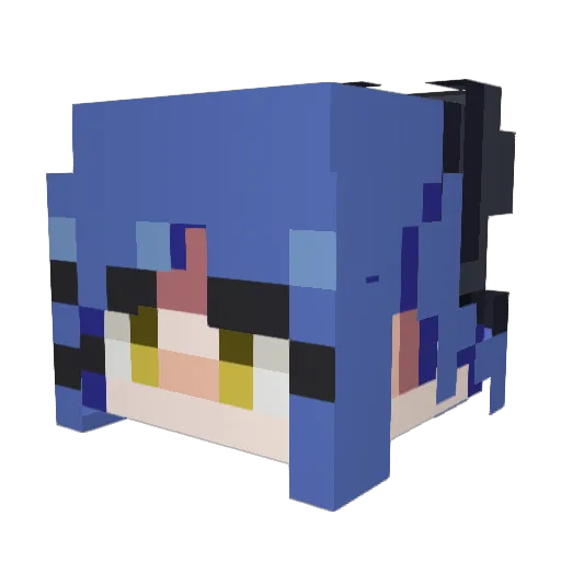 tabnk2 Minecraft avatar head, 3D render