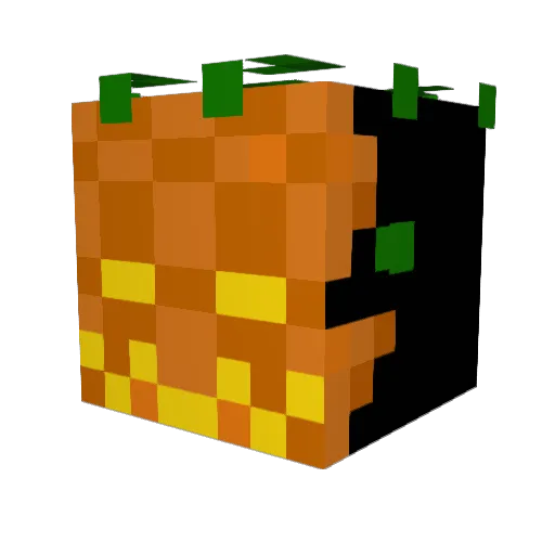 tabo_05 Minecraft avatar head, 3D render