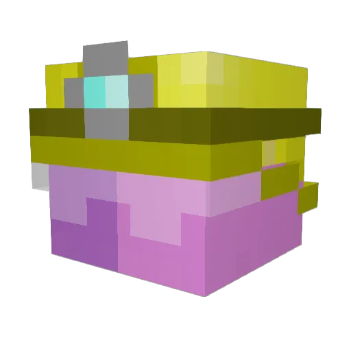taca14 Minecraft avatar head, 3D render