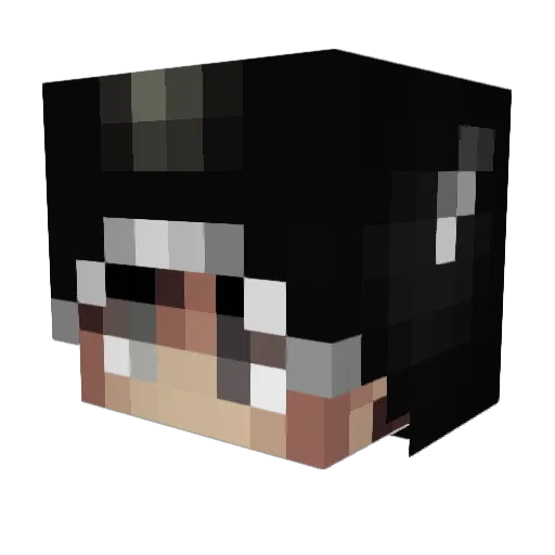 tacatderboss Minecraft avatar head, 3D render