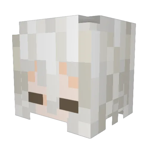 tacchi_910 Minecraft avatar head, 3D render