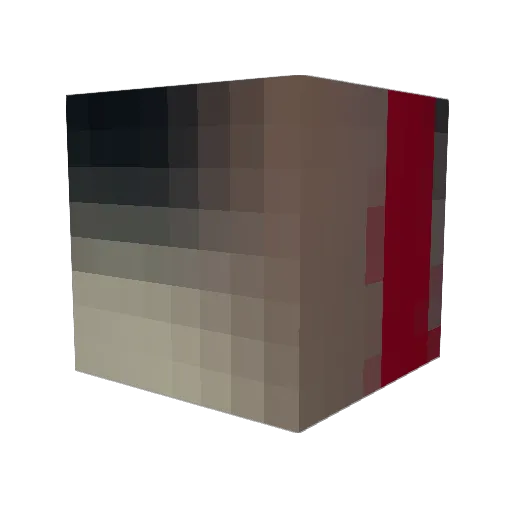tach221 Minecraft avatar head, 3D render