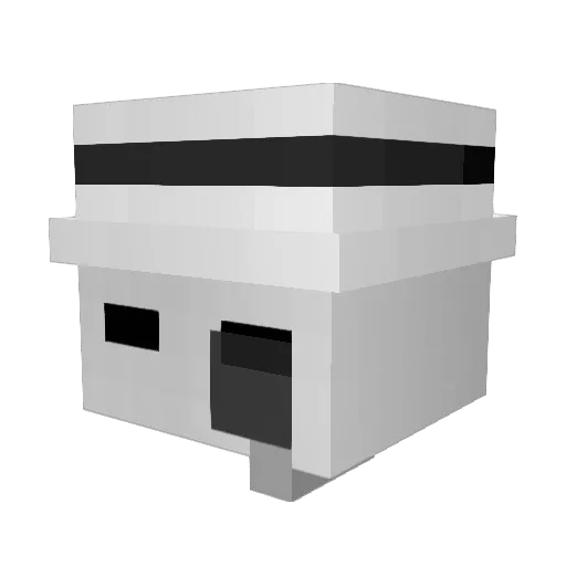 tackoski Minecraft avatar head, 3D render