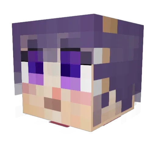 tacky_gawthacked Minecraft avatar head, 3D render