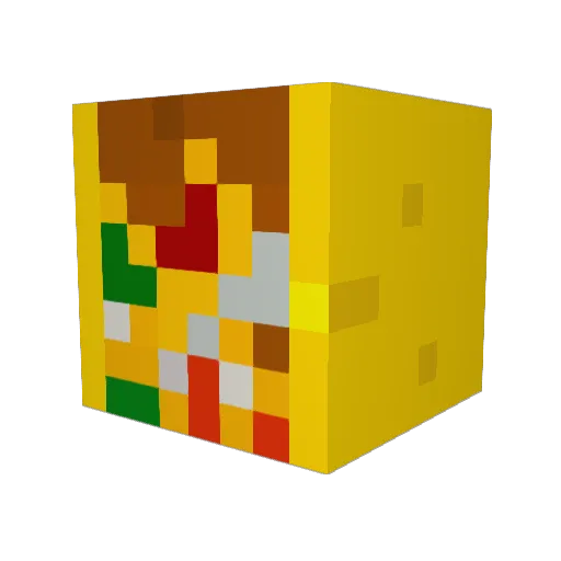 taco650 Minecraft avatar head, 3D render