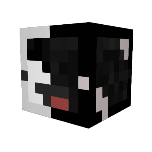 taco886 Minecraft avatar head, 3D render