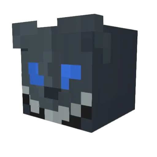 tacobellscrub Minecraft avatar head, 3D render