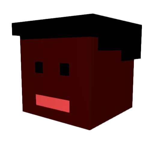 tacoboat69 Minecraft avatar head, 3D render