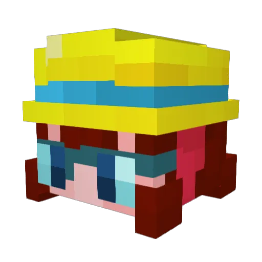 tacoboutit22 Minecraft avatar head, 3D render