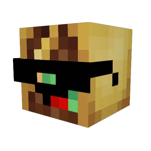 tacoboy22 Minecraft avatar head, 3D render