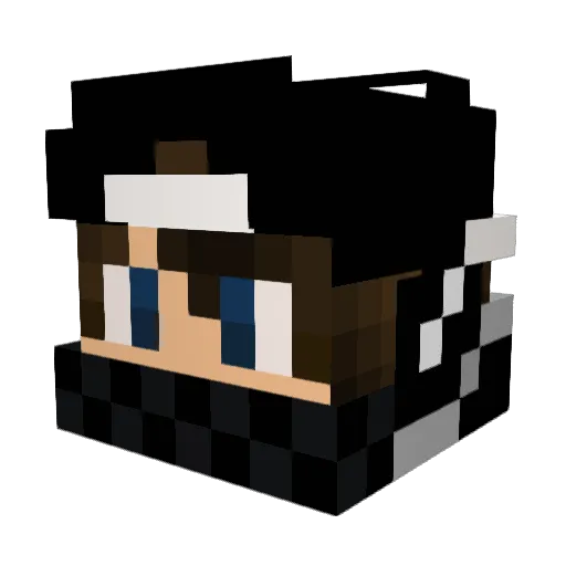 tacocat125 Minecraft avatar head, 3D render