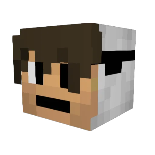 tacomast3r166 Minecraft avatar head, 3D render