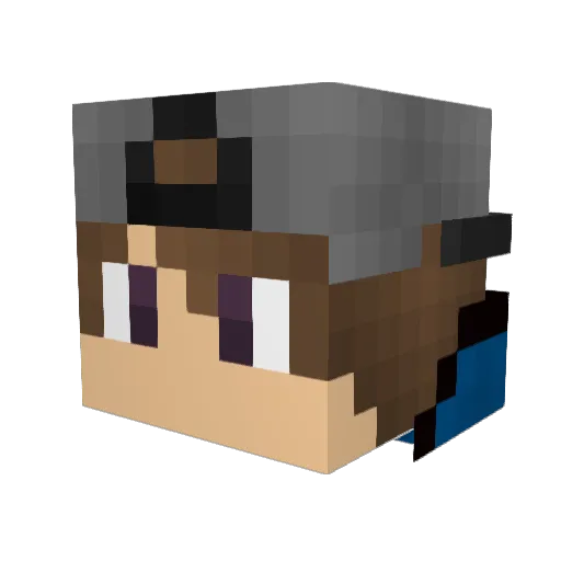 tacoslayer67 Minecraft avatar head, 3D render