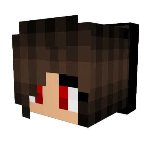 tad Minecraft avatar head, 3D render