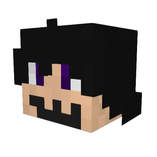 tadeez Minecraft avatar head, 3D render