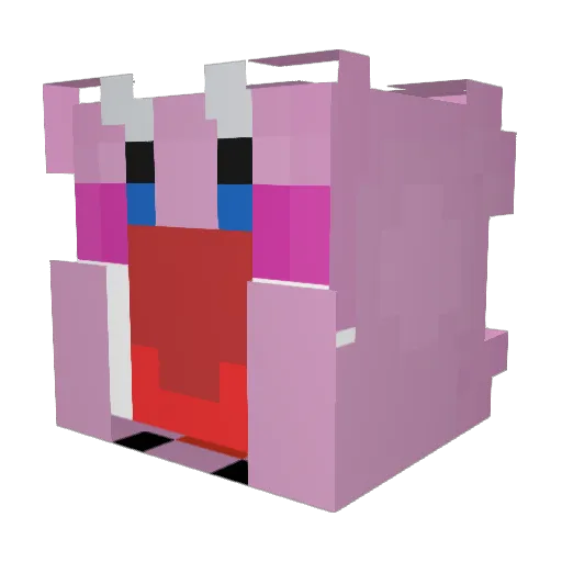 tadeuwu_ Minecraft avatar head, 3D render