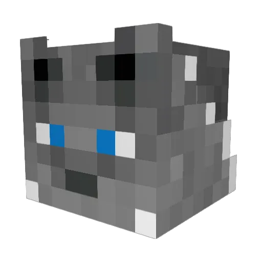 taecci Minecraft avatar head, 3D render