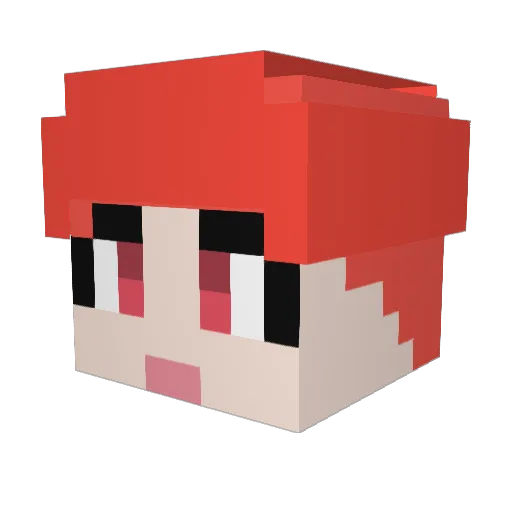 taehun0801 Minecraft avatar head, 3D render