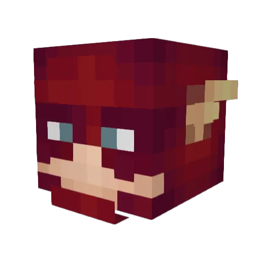 taehyung12 Minecraft avatar head, 3D render