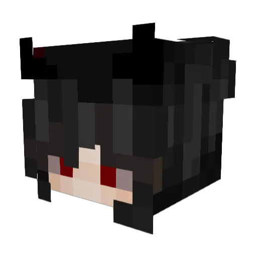 taetea2 Minecraft avatar head, 3D render