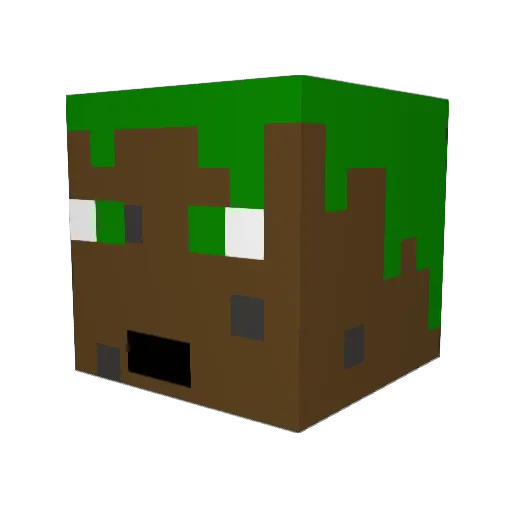 taeyuni Minecraft avatar head, 3D render