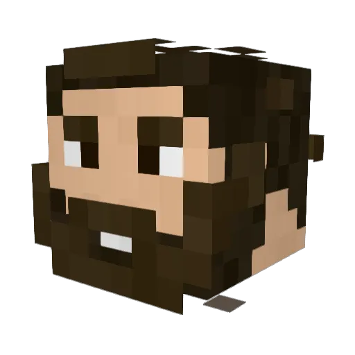taffer055 Minecraft avatar head, 3D render