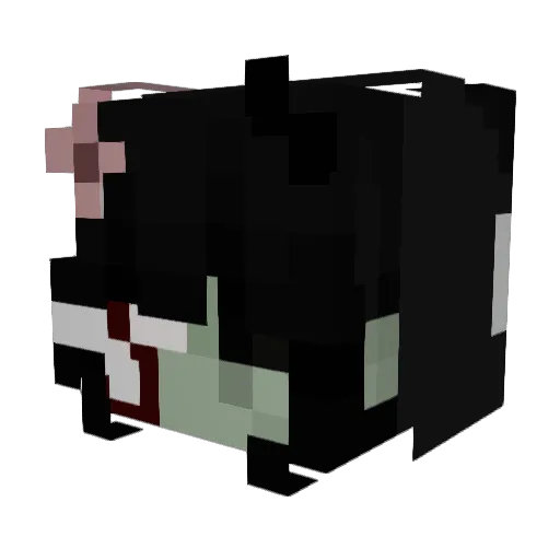 taffybat Minecraft avatar head, 3D render