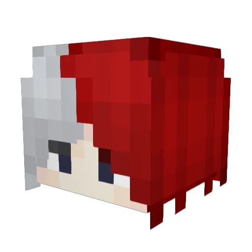 tafirr Minecraft avatar head, 3D render