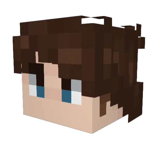 tafranz Minecraft avatar head, 3D render