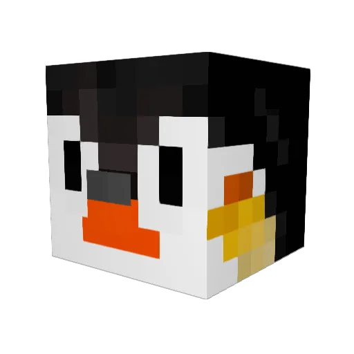 taft23 Minecraft avatar head, 3D render