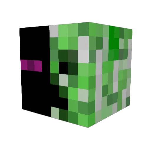 taggen_33 Minecraft avatar head, 3D render