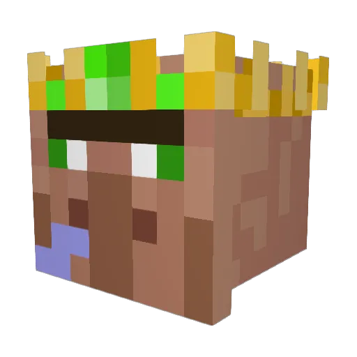 tago137 Minecraft avatar head, 3D render