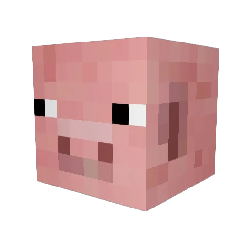 tahacancan Minecraft avatar head, 3D render