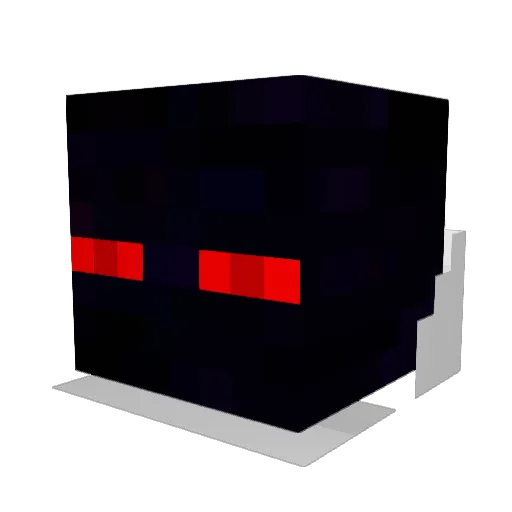tahana Minecraft avatar head, 3D render