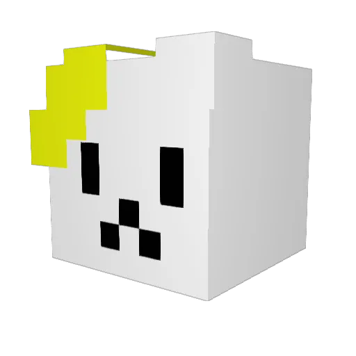 tahini707 Minecraft avatar head, 3D render