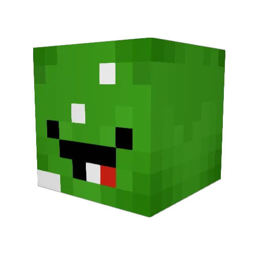 tahji Minecraft avatar head, 3D render