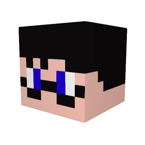 tai_520 Minecraft avatar head, 3D render